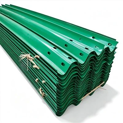 Powder-Coated W-Beam Guardrail